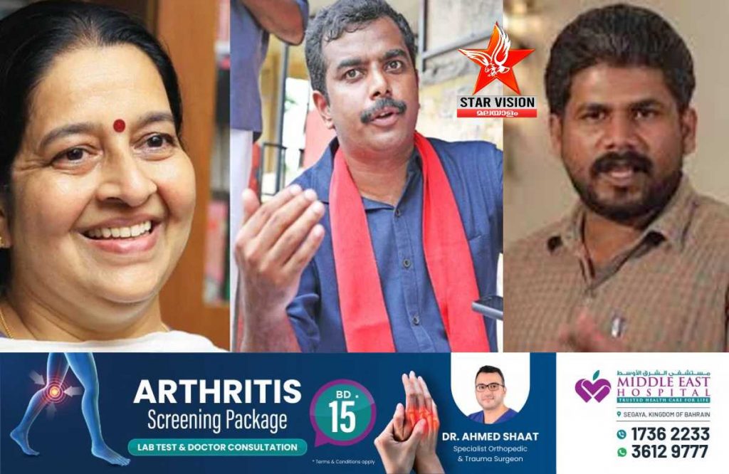 മതില് ചാടിക്കേറി ജനങ്ങളുടെ നെഞ്ചത്തേക്ക് മഞ്ഞ കുറ്റി അടിച്ച് കേറ്റിയതിന്റെ കൂലിയാണ് വരമ്പത്ത് കിട്ടിയത്: അഡ്വ ശ്രീജിത്ത് പെരുമന