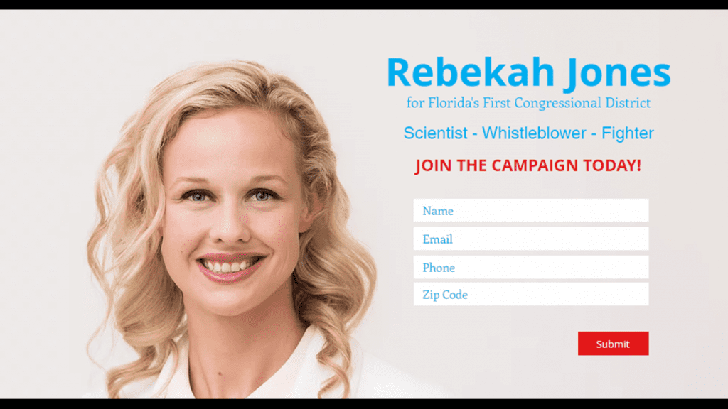 ഡമോക്രാറ്റിക് പ്രൈമറിയില് മത്സരിക്കുന്നതിന് റെബേക്ക ജോണ്സിന് വിലക്ക്