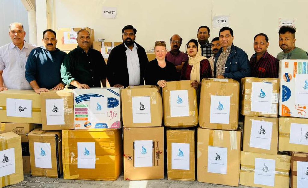 ബഹ്റൈൻ ശൂരനാട് കൂട്ടായ്മ ദുരിതാശ്വാസ സഹായം തുർക്കി എംബസിക്കു കൈമാറി