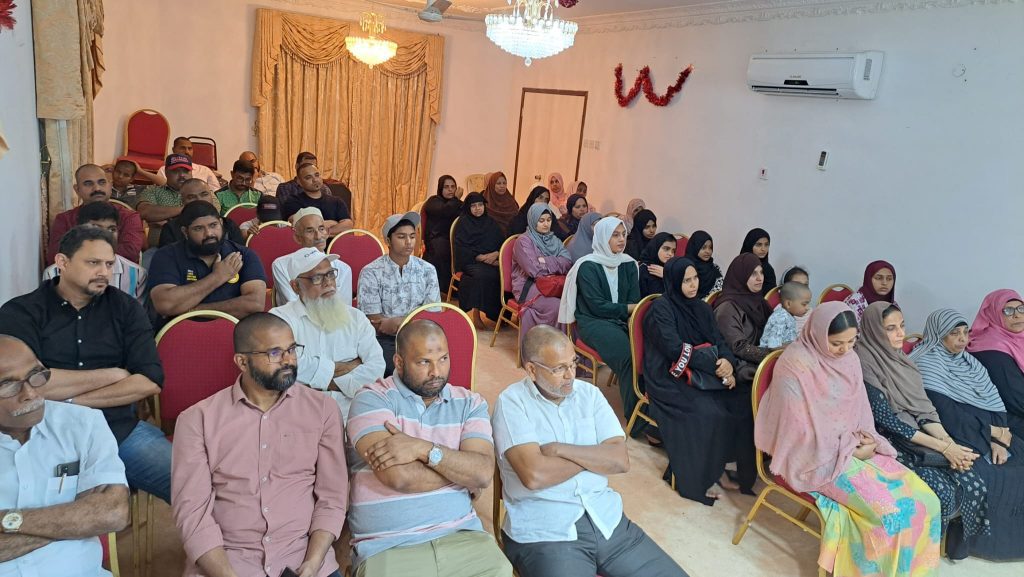 ഉംറ യാത്രികർക്ക് സ്വീകരണം നൽകി