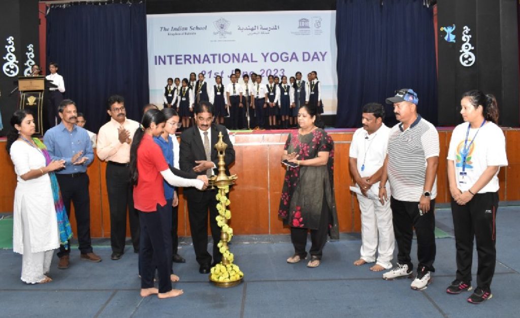 ഇന്ത്യൻ സ്കൂൾ യോഗ ദിനം ആചരിച്ചു