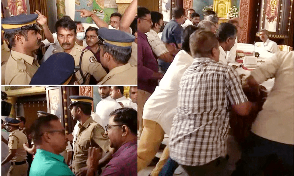 സെന്റ് മേരീസ് ബസിലിക്ക സംഘർഷം; 100 പേർക്കെതിരെ കേസ്