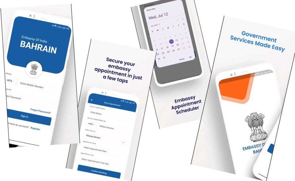ബഹ്റൈനിലെ ഇന്ത്യക്കാർ എംബസി ആവശ്യങ്ങൾക്കായി ഇനി മുതൽ EoIBh CONNECT ആപ്പിലൂടെ ബുക്ക് ചെയ്യണം