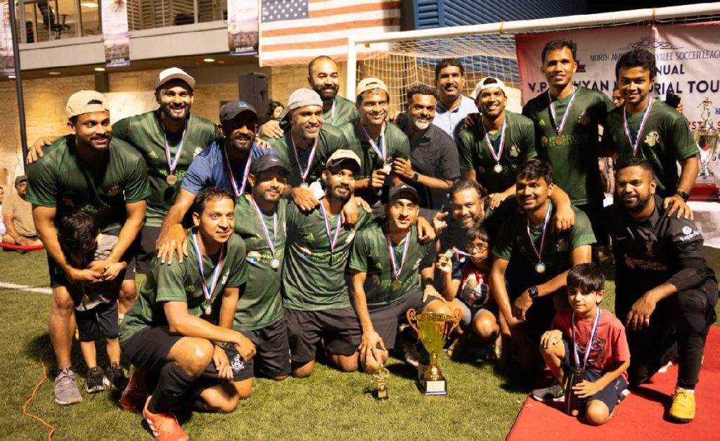 എൻ.എ.എം.എസ്.എൽ സെവൻസ് സോക്കർ: ഓസ്റ്റിൻ സ്ട്രൈക്കേഴ്സ് ജേതാക്കൾ; ഡയമണ്ട് എഫ് സി റണ്ണേഴ്സ് അപ്പ്