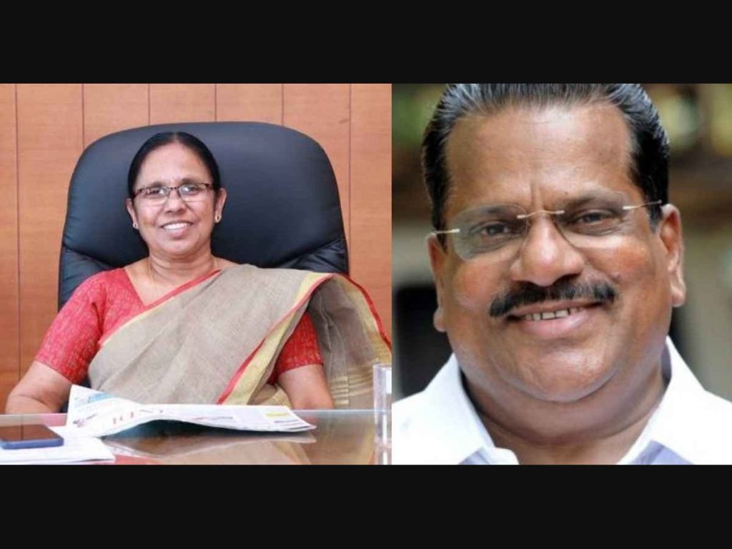കരുവന്നൂര് ബാങ്ക് തട്ടിപ്പ്;  ഇ.പി. ജയരാജനും കെ.കെ.  ശൈലജയ്ക്കും പങ്കുണ്ടെന്ന് ആരോപണം