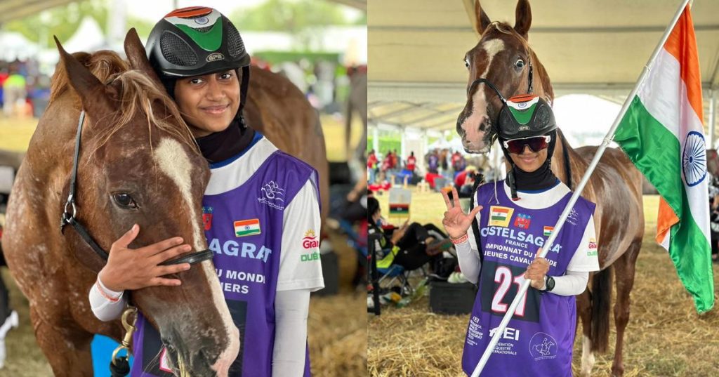 120 കിലോമീറ്റർ കുതിരയോട്ട മത്സരം; ചരിത്ര നേട്ടംകുറിച്ച് മലയാളിപ്പെണ്കുട്ടി