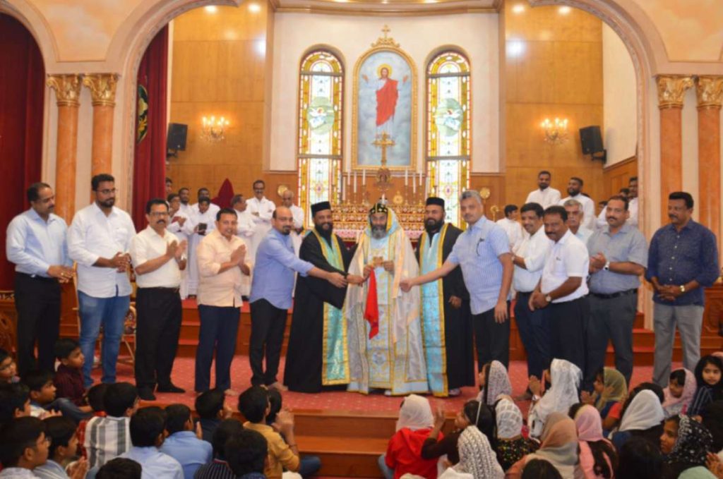 ഏബ്രഹാം മാർ സ്തേഫാനോസ് മെത്രപ്പോലീത്തക്ക് സ്വീകരണം നൽകി