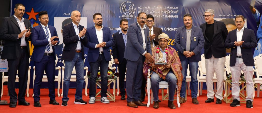 മുൻ ഇന്ത്യൻ ക്രിക്കറ്റ് താരം ജവഗൽ ശ്രീനാഥിന് ബഹ്റൈനിൽ സ്വീകരണം നൽകി