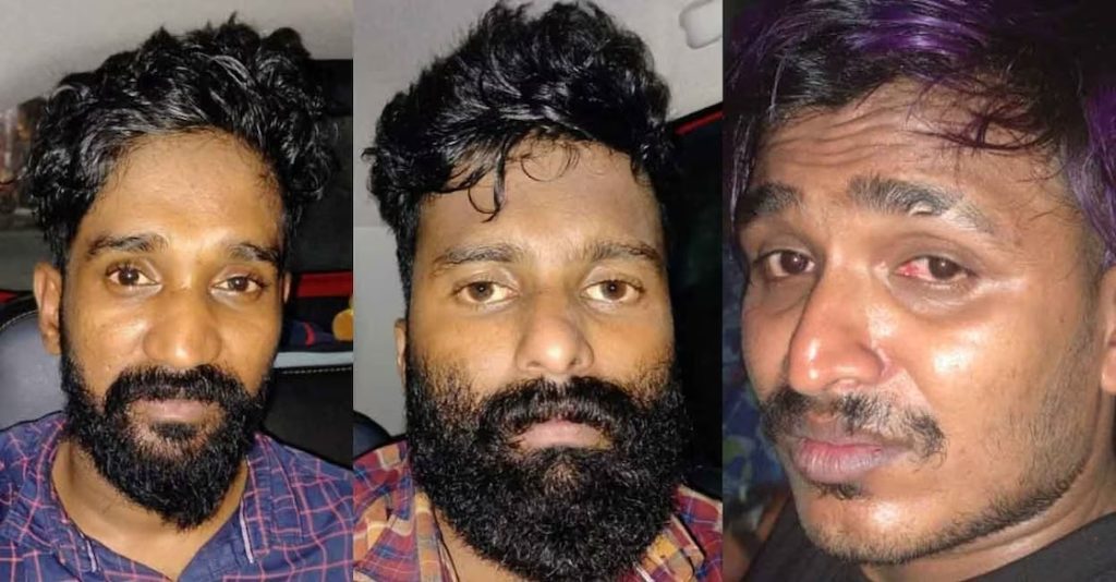 വാഹനപരിശോധനയിൽ എംഡിഎംഎയുമായി യുവാക്കളെ പിടികൂടി