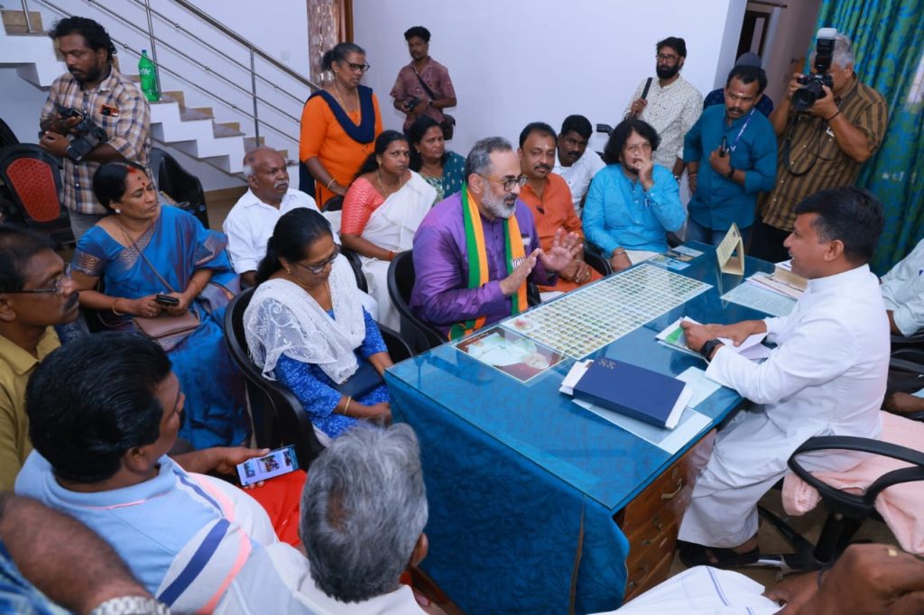 കടലിന്റെ മക്കളുടെ സങ്കടങ്ങള് കേട്ടറിഞ്ഞ് രാജീവ്ചന്ദ്രശേഖര്