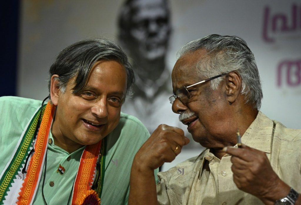 ശശി തരൂർ – എഴുത്തുകാരുടെ സർഗ്ഗസംഗമം; ഉദ്ഘാടനം :- ടി പദ്മനാഭൻ