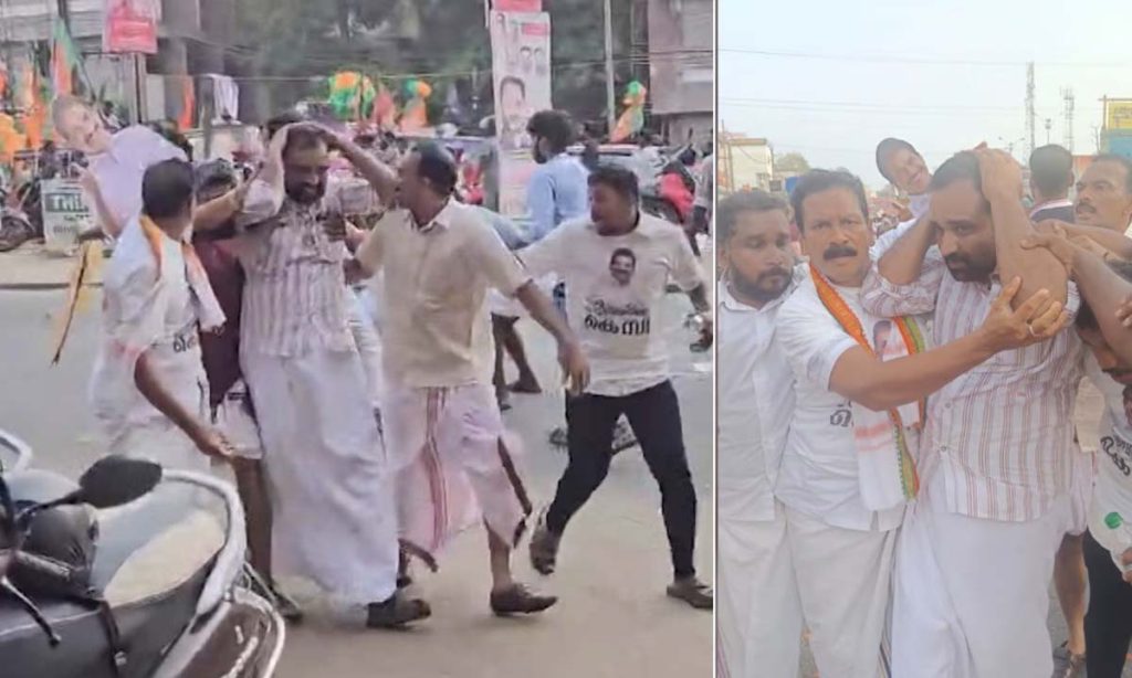 കരുനാഗപ്പള്ളിയില് കൊട്ടിക്കലാശത്തിനിടെസംഘര്ഷം; സി.ആര്.മഹേഷിനും നാലു പോലീസുകാര്ക്കും പരിക്ക്