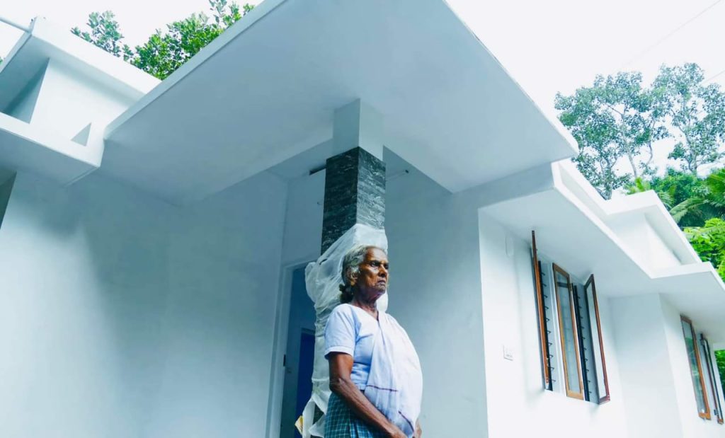 മറിയക്കുട്ടിക്ക് കോൺഗ്രസ് നൽകുന്ന വീടിന്റെ നിർമ്മാണം പൂർത്തിയായി; വെറും വാക്ക് പറയില്ലെന്ന് കെ. സുധാകരൻ