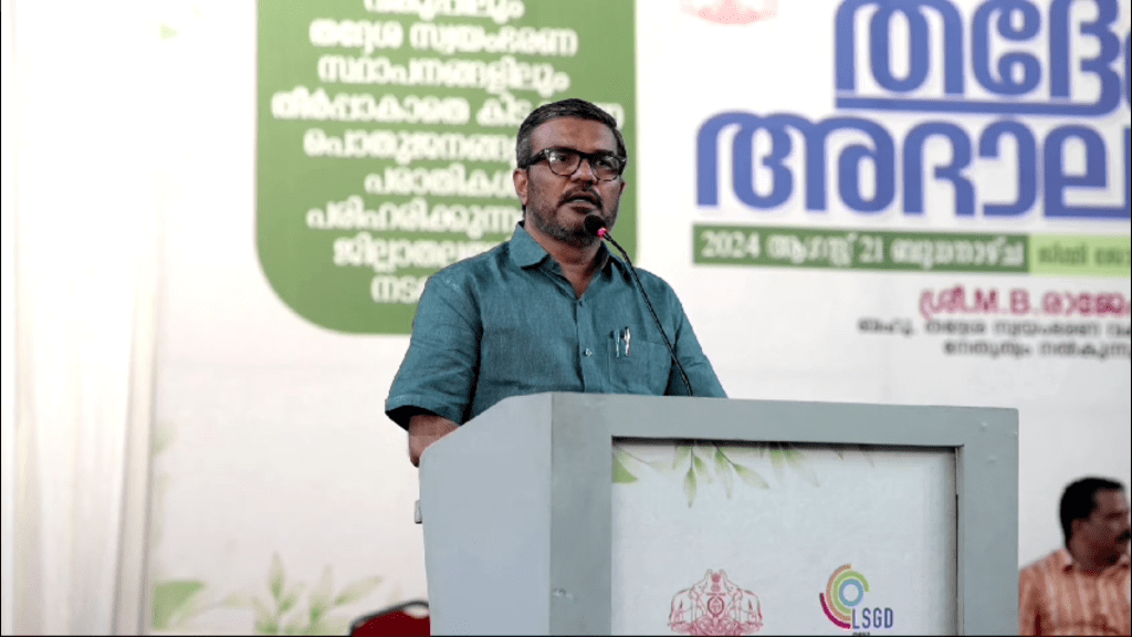 നിയമപരമായി തീർപ്പാക്കാവുന്ന മുഴുവൻ പരാതികളും തദ്ദേശ അദാലത്തിലൂടെ പരിഹരിക്കും: മന്ത്രി എം ബി രാജേഷ്