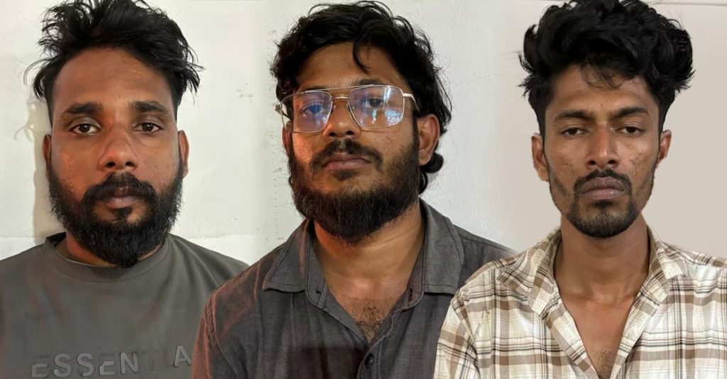 ഗൾഫ് വ്യവസായിയുടെ വീട് കത്തിക്കാൻ ശ്രമം: മൂന്നു പേർ പിടിയിൽ