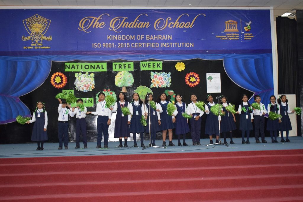 ഇന്ത്യൻ സ്കൂൾ ജൂനിയർ വിംഗ് ദേശീയ വൃക്ഷ വാരം ആഘോഷിച്ചു