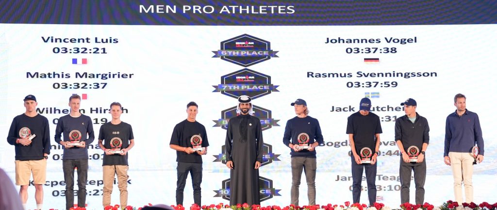 മിഡിൽ ഈസ്റ്റ് അയൺമാൻ 70.3 സമാപന ചടങ്ങിൽ ഷെയ്ഖ് നാസർ പങ്കെടുത്തു