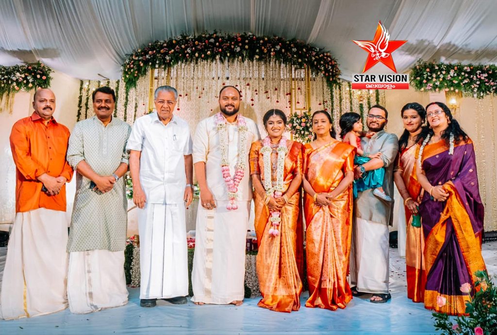 ബഹ്റൈൻ കേരളീയ സമാജം പ്രസിഡന്റ് പി വി രാധാകൃഷ്ണ പിള്ളൈയുടെ മകൾ രഞ്ജിനി കൃഷ്ണൻ വിവാഹിതയായി