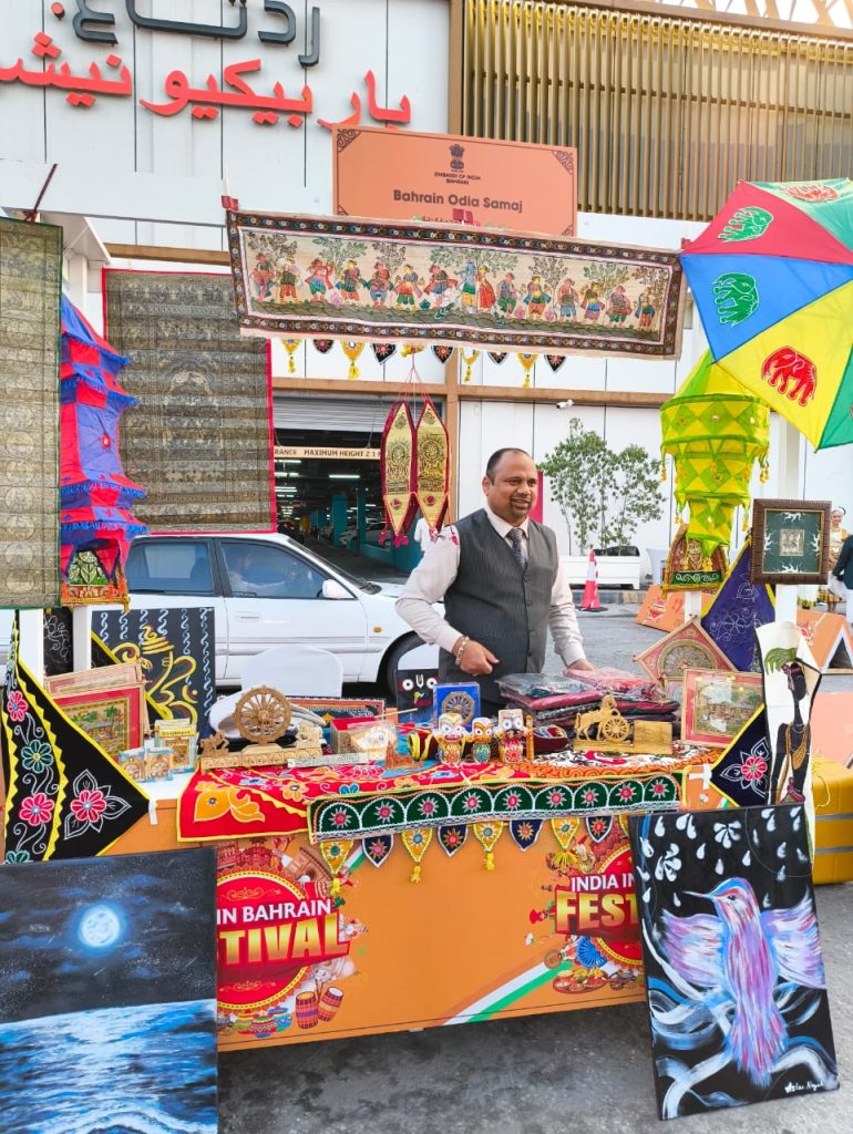 ഇന്ത്യ ഇൻ ബഹ്റൈൻ ഫെസ്റ്റിവലിൽ ശ്രദ്ധേയമായി ഒഡീഷ സ്റ്റാൾ