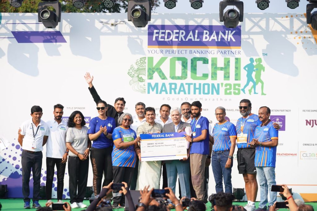 മൂന്നാമത് ഫെഡറല് ബാങ്ക് കൊച്ചി മാരത്തണ്: അഭിഷേക് സോണിയും ശ്യാമലി സിംഗും ജേതാക്കള്