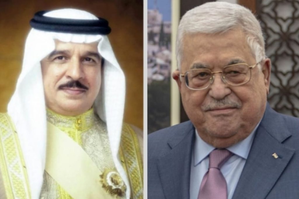 പലസ്തീന് പിന്തുണ: ഹമദ് രാജാവിന് മഹ്മൂദ് അബ്ബാസിന്റെ പ്രശംസ