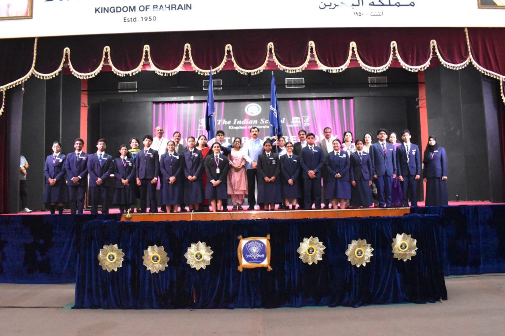ഇന്ത്യൻ സ്കൂൾ പ്രിഫെക്റ്റ് കൗൺസിൽ സ്ഥാനമേറ്റു