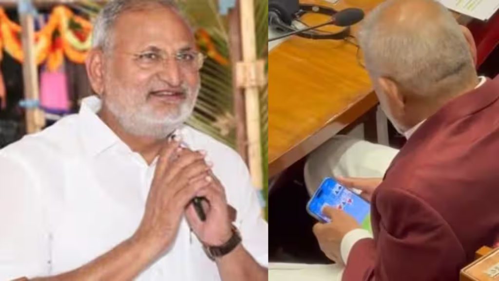 നിയമസഭയിൽ ‘ജംഗ്ലീ റമ്മി’ കളിച്ച് കൃഷിമന്ത്രി, മഹാരാഷ്ട്രയിൽ വൻവിവാദം, രാഷ്ട്രീയ ആയുധമാക്കി പ്രതിപക്ഷം