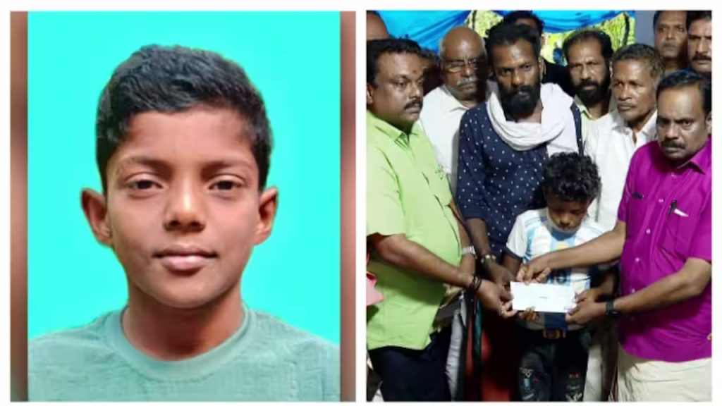 കണ്ണീരുണങ്ങാതെ മിഥുന്റെ വീട്; ആശ്വാസവാക്കുകളുമായി മന്ത്രിമാർ ഉൾപ്പെടെയുള്ളവർ; 5 ലക്ഷം രൂപ സഹായധനം കൈമാറി