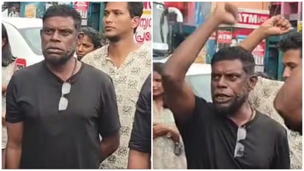 ‘സഖാവ് വിഎസ് മരിക്കുന്നില്ല, ജീവിക്കുന്നു ഞങ്ങളിലൂടെ…’; മുദ്രാവാക്യം മുഴക്കി വിനായകൻ, അന്ത്യാഭിവാദ്യം അർപ്പിച്ച് കൂട്ടായ്മ
