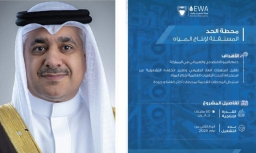 സുസ്ഥിര ജലവിതരണ പദ്ധതി: ബഹ്റൈന് ആഗോള ടെന്ഡര് ക്ഷണിച്ചു