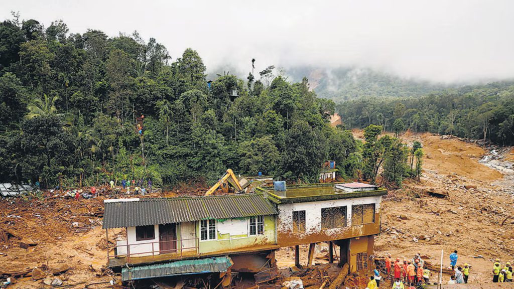 ഉരുൾപൊട്ടൽ ദുരന്തബാധിതരുടെ പുനരധിവാസം; മുസ്ലിം ലീഗിന്റെ വീട് നിര്മ്മാണം നിർത്തിവയ്ക്കാൻ പഞ്ചായത്തിന്റെ നിർദ്ദേശം