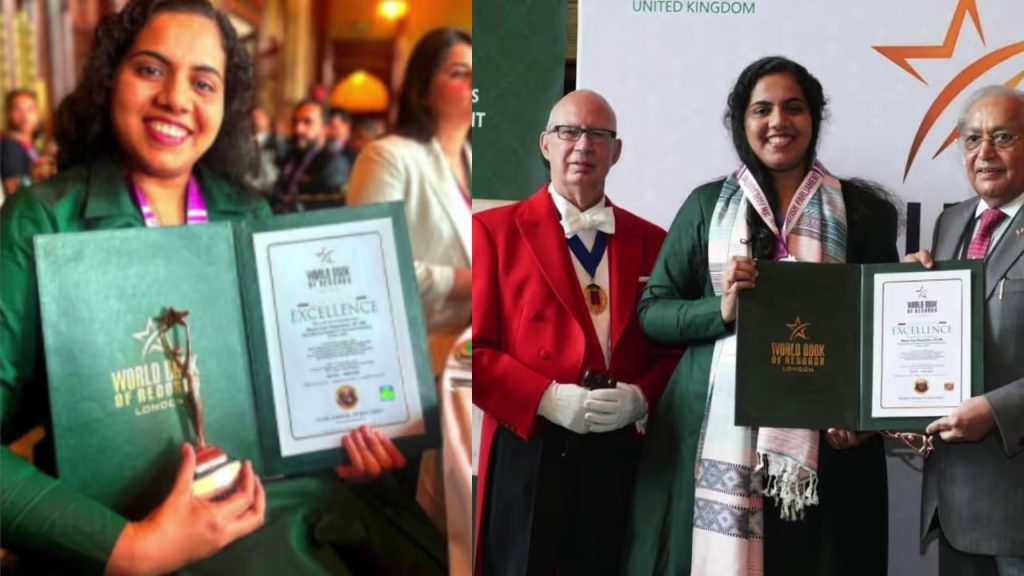 അവാര്ഡ് വാങ്ങാന് യുകെയില്, യാത്ര നഗരസഭ ചെലവില്; തിരുവനന്തപുരം മേയർ ആര്യ രാജേന്ദ്രൻ ലണ്ടനിൽ സ്വീകരിച്ച അവാർഡിനെ ചൊല്ലി വിവാദം