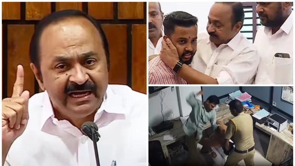 ‘സസ്പെൻഷൻ പോരാ പിരിച്ചു വിടണം, സർക്കാർ നീക്കം അംഗീകരിക്കില്ല’; സമരം തുടരുമെന്ന് വിഡി സതീശൻ