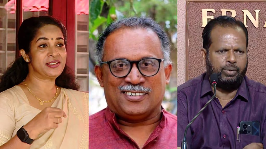 കെജെ ഷൈനിനെതിരായ സൈബര് ആക്രമണക്കേസ്; കെഎം ഷാജഹാനെ ചോദ്യം ചെയ്യുന്നു, തനിക്കെതിരെ ഗീബൽസിയൻ തന്ത്രമെന്ന് കെഎൻ ഉണ്ണികൃഷ്ണൻ എംഎൽഎ