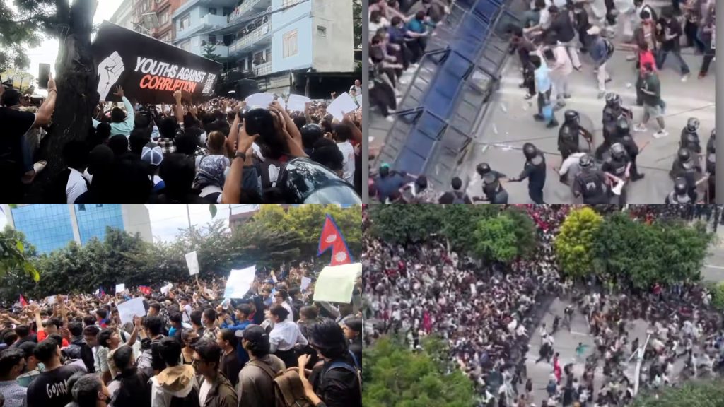 സോഷ്യൽ മീഡിയ നിരോധനം: നേപ്പാളിൽ തെരുവിലിറങ്ങി യുവതീ യുവാക്കൾ, സംഘർഷത്തിൽ ഒരാൾ മരിച്ചു, നൂറോളം പേർക്ക് പരിക്ക്