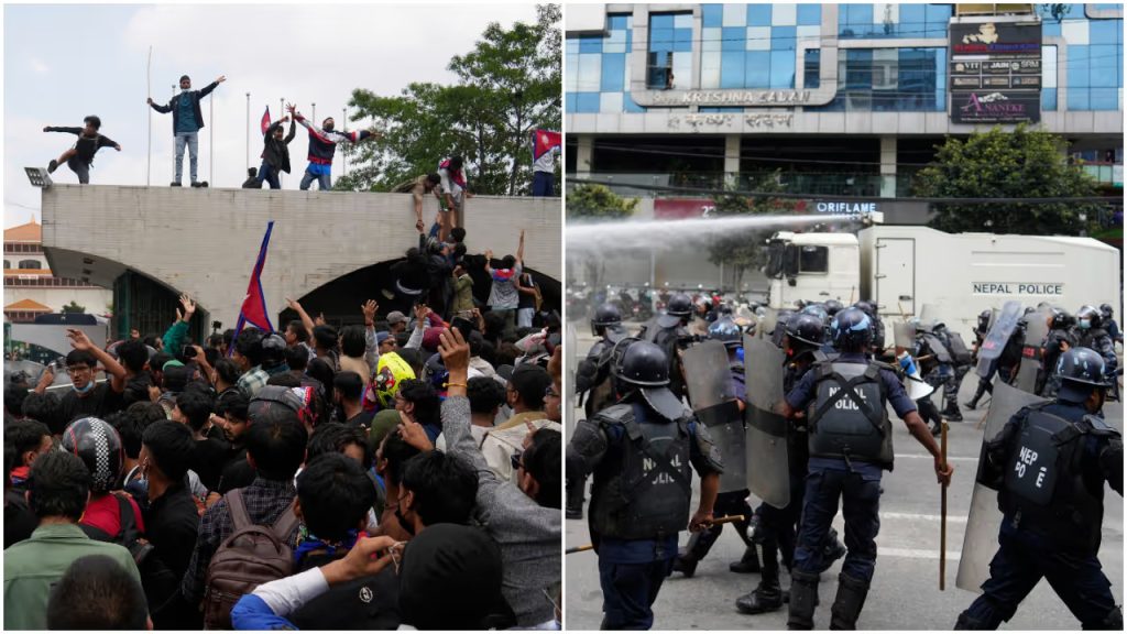 ജെൻ സികളെ നേരിടാൻ പട്ടാളമിറങ്ങി, സോഷ്യൽ മീഡിയ നിരോധനത്തിനെതിരായ പ്രക്ഷോഭത്തിൽ നേപ്പാൾ കത്തുന്നു; കഠ്മണ്ഡുവിൽ തെരുവ് യുദ്ധം, 16 മരണം സ്ഥിരീകരിച്ചു