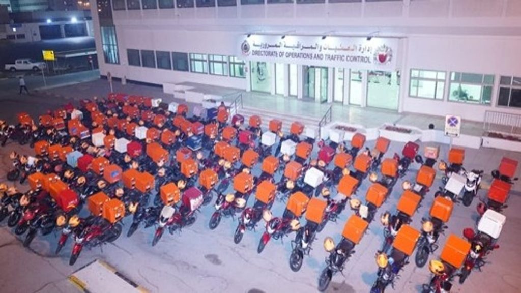 ബഹ്റൈനിൽ 169 ഡെലിവറി വാഹനങ്ങൾ പിടിച്ചെടുത്തു