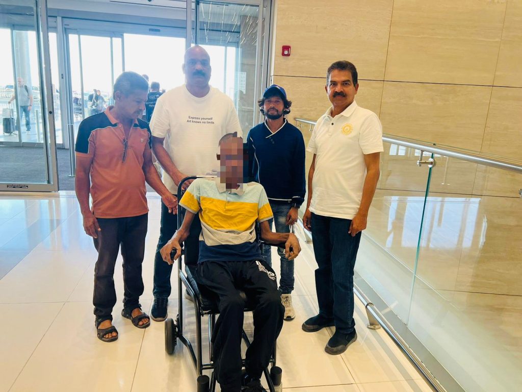 ഏറെക്കാലത്തെ ചികിത്സക്ക് ശേഷം തൃക്കരിപ്പൂർ സ്വദേശി നാട്ടിലെത്തി