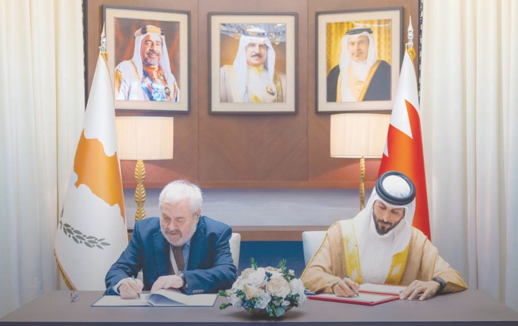 ബഹ്റൈനും സൈപ്രസും സുരക്ഷാ സഹകരണ ധാരണാപത്രം ഒപ്പുവെച്ചു