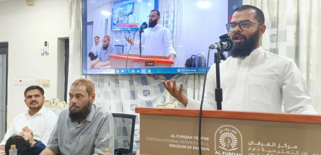 ‘ഉത്തമ സമൂഹം അനുകരണീയ മാതൃക’; പ്രഭാഷണം നടത്തി