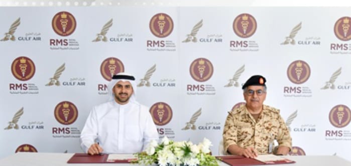 റോയല് മെഡിക്കല് സര്വീസസും ഗള്ഫ് എയറും സഹകരണ കരാര് ഒപ്പുവെച്ചു