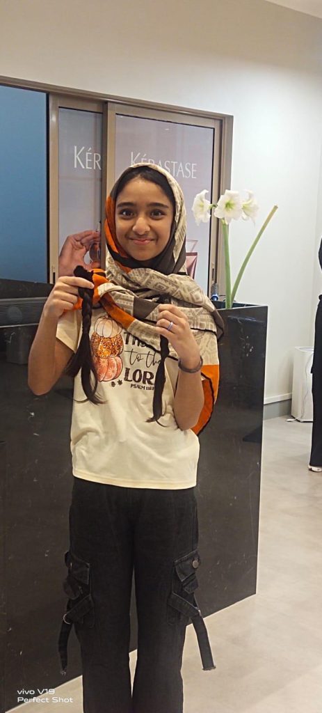 പിറന്നാൾ ദിനത്തിൽ മുടി ദാനം നൽകി ഹയാ ഫാത്തിമ