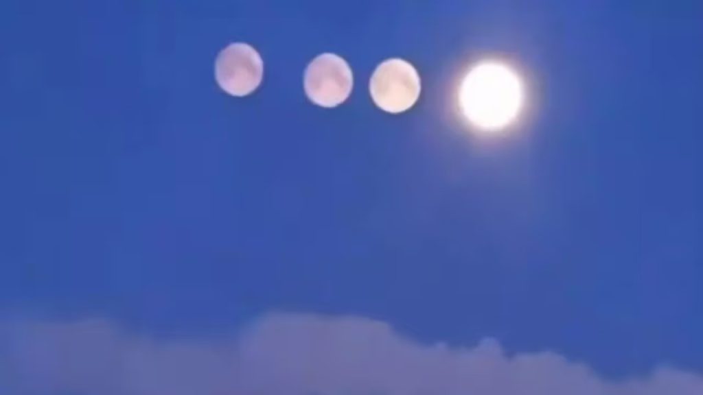 ആകാശത്തേയ്ക്ക് നോക്കിയ ജനങ്ങൾ ഞെട്ടി; ഒന്നും രണ്ടുമല്ല, നിരനിരയായി നാല് ചന്ദ്രൻമാര്! റഷ്യയിൽ നിന്നുള്ള ദൃശ്യങ്ങൾ വൈറൽ