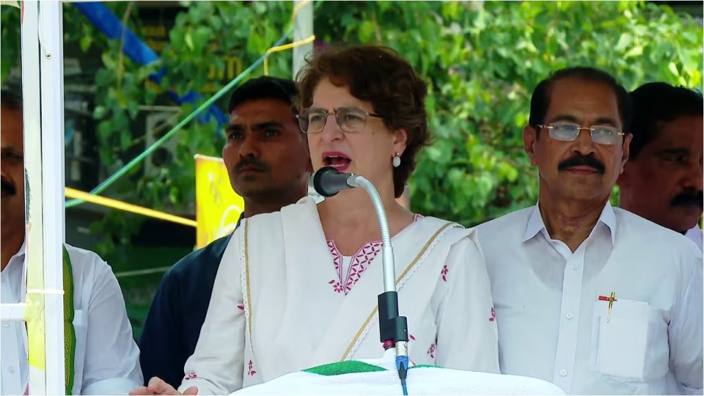 ഡീൽ ആരോപണം കടുപ്പിച്ച് പ്രിയങ്ക ഗാന്ധിയും; ‘മുഖ്യമന്ത്രിക്ക് ബിജെപിയുമായി ധാരണ, കേന്ദ്ര-സംസ്ഥാന സര്ക്കാരുകള് ജനങ്ങളുടെ കൂടെ നിൽക്കുന്നില്ല’