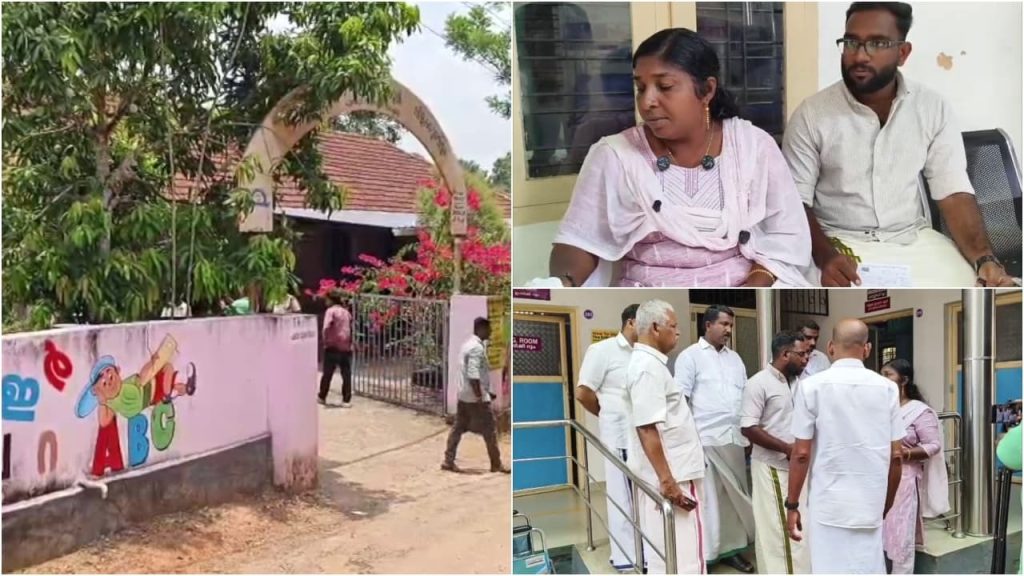 പുനലൂരിൽ പോളിംഗ് ബൂത്തിന് മുന്നിൽ എൽഡിഎഫ്–യുഡിഎഫ് കയ്യാങ്കളി; വനിതാ കൗൺസിലർക്ക് മർദ്ദനമേറ്റെന്ന് ആരോപണം