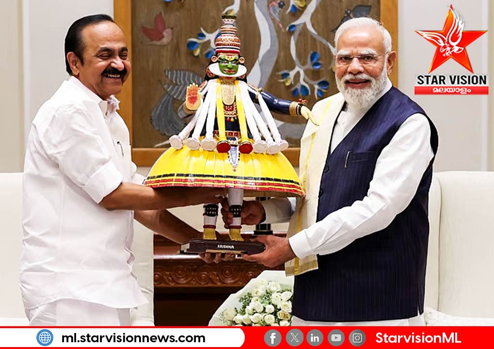 പ്രധാനമന്ത്രി നരേന്ദ്ര മോദിയുമായി മുഖ്യമന്ത്രി വി ഡി സതീശൻ കൂടിക്കാഴ്ച നടത്തി