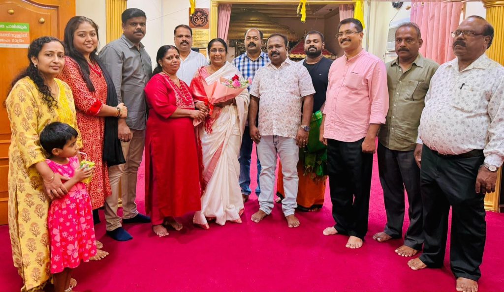 ഡെപ്യൂട്ടി സ്പീക്കർ ഷാനിമോൾ ഉസ്മാൻ ഗുരുദേവ സോഷ്യൽ സൊസൈറ്റി സന്ദർശിച്ചു