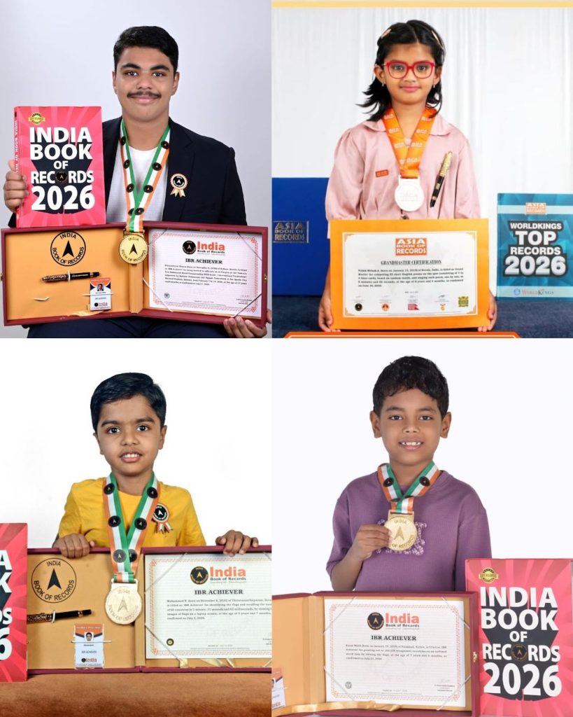 റെക്കോർഡ് നേട്ടവുമായി ഇന്ത്യൻ സ്കൂൾ വിദ്യാർഥികൾ